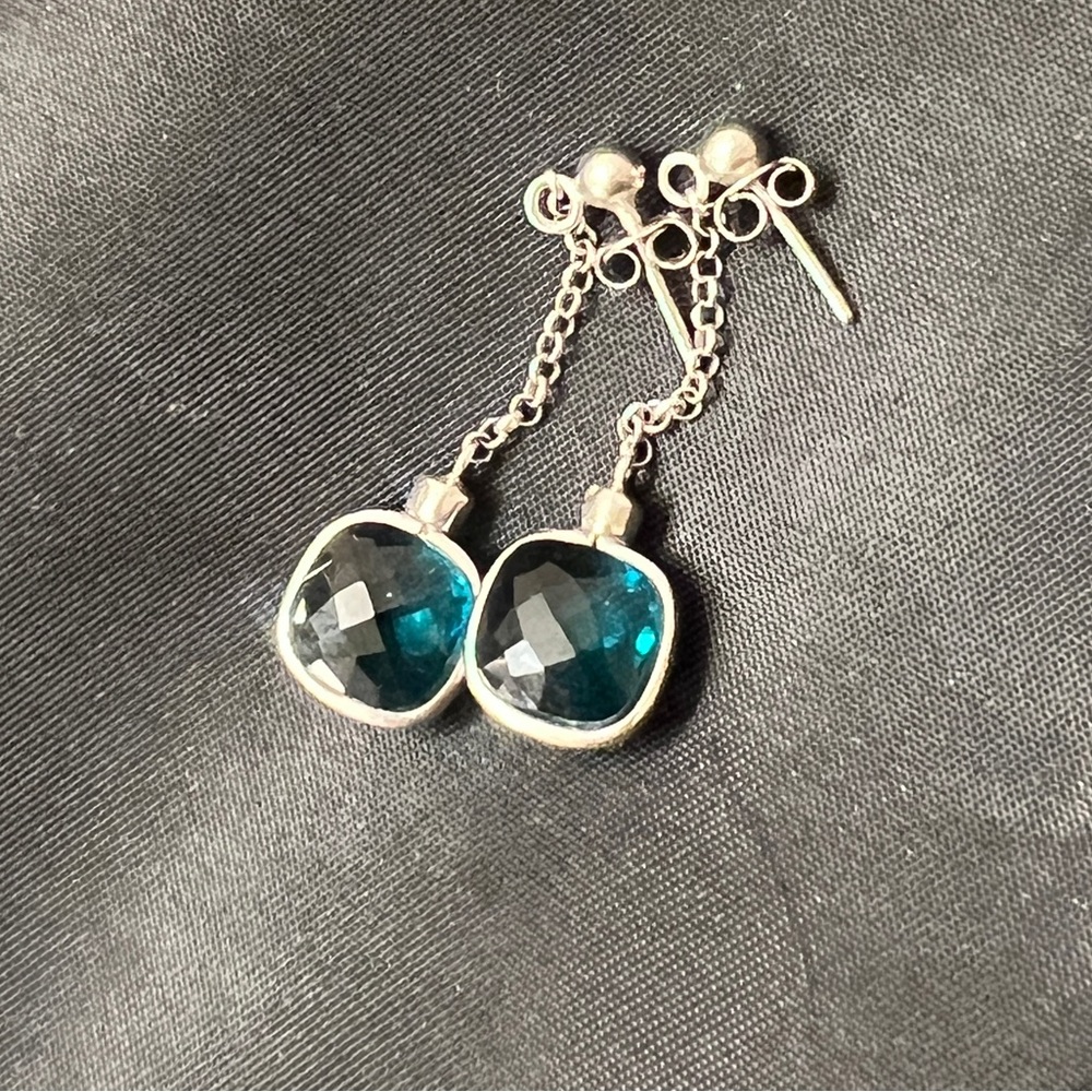 Blue Gemstone earrings